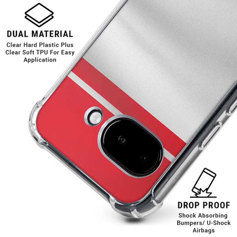 Morocco Soccer Flag Google Pixel 9a Clear Case